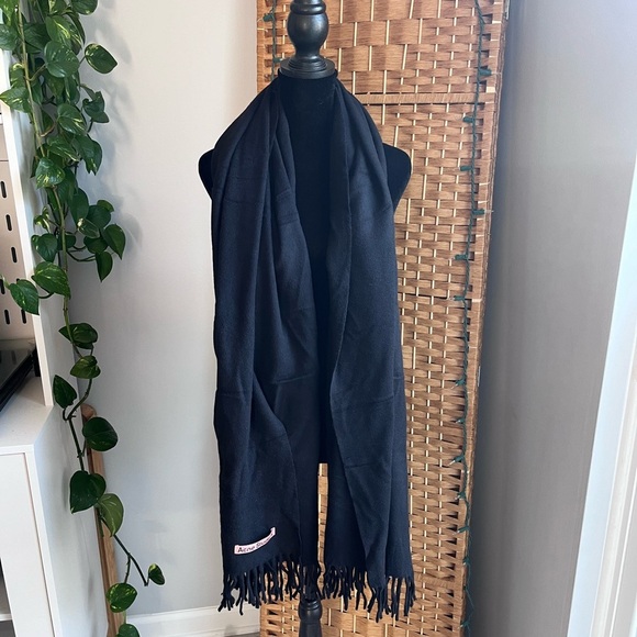 Acne Studios Black Oversized Wool Scarf / Shawl - Picture 1 of 9